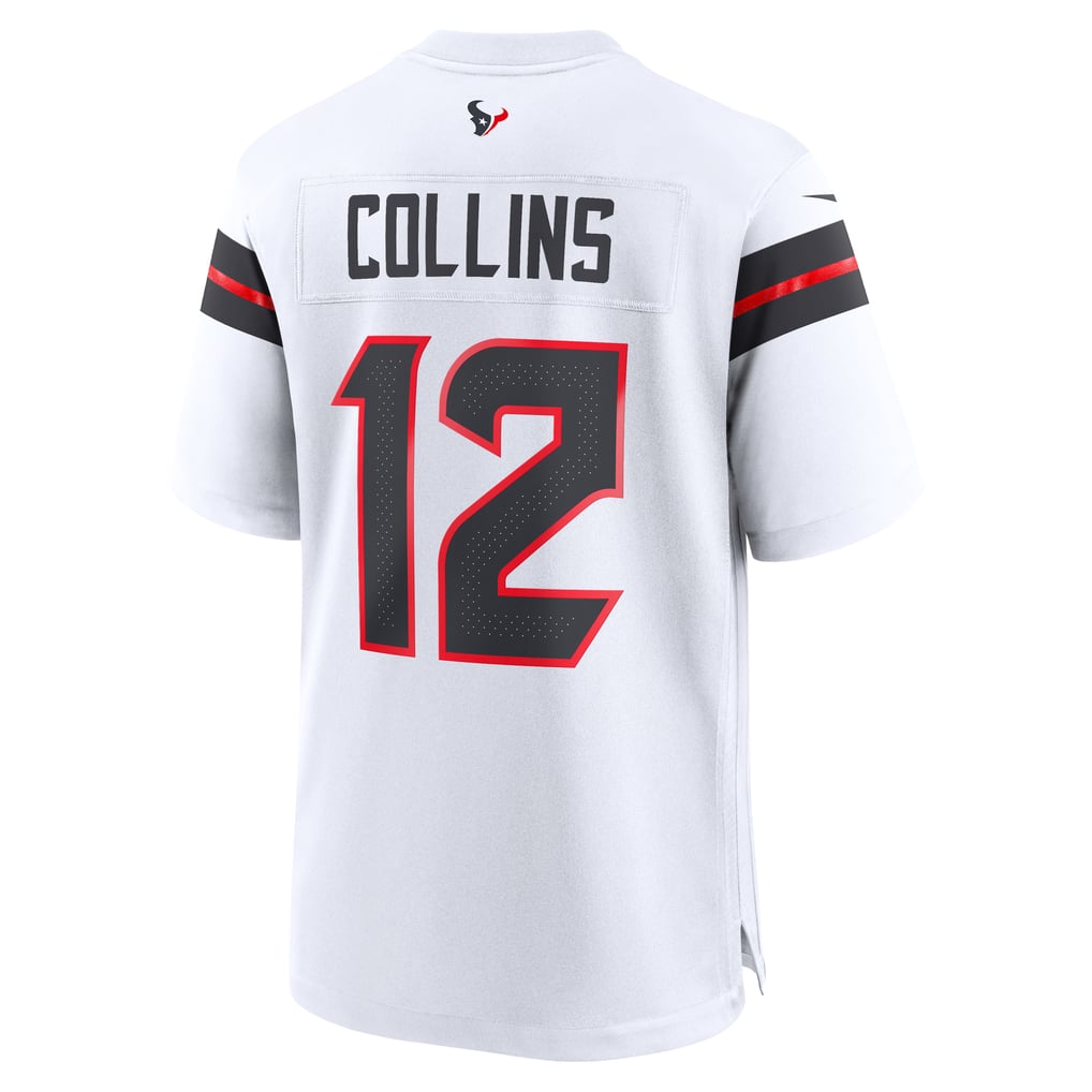 Men's Houston Texans Nico Collins Nike  White Game Jersey - Image 4