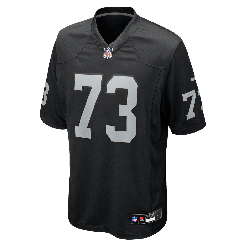 Men's Las Vegas Raiders Niklas Henning Nike Black Team Game Jersey - Image 5