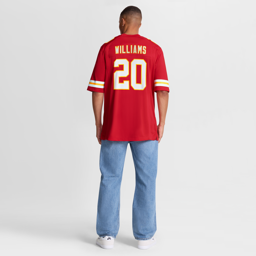 Men's Kansas City Chiefs Nohl Williams Nike  Red Team Game Jersey - Image 9