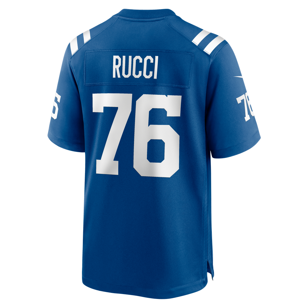 Men's Indianapolis Colts Nolan Rucci Nike Royal Team Game Jersey - Image 6