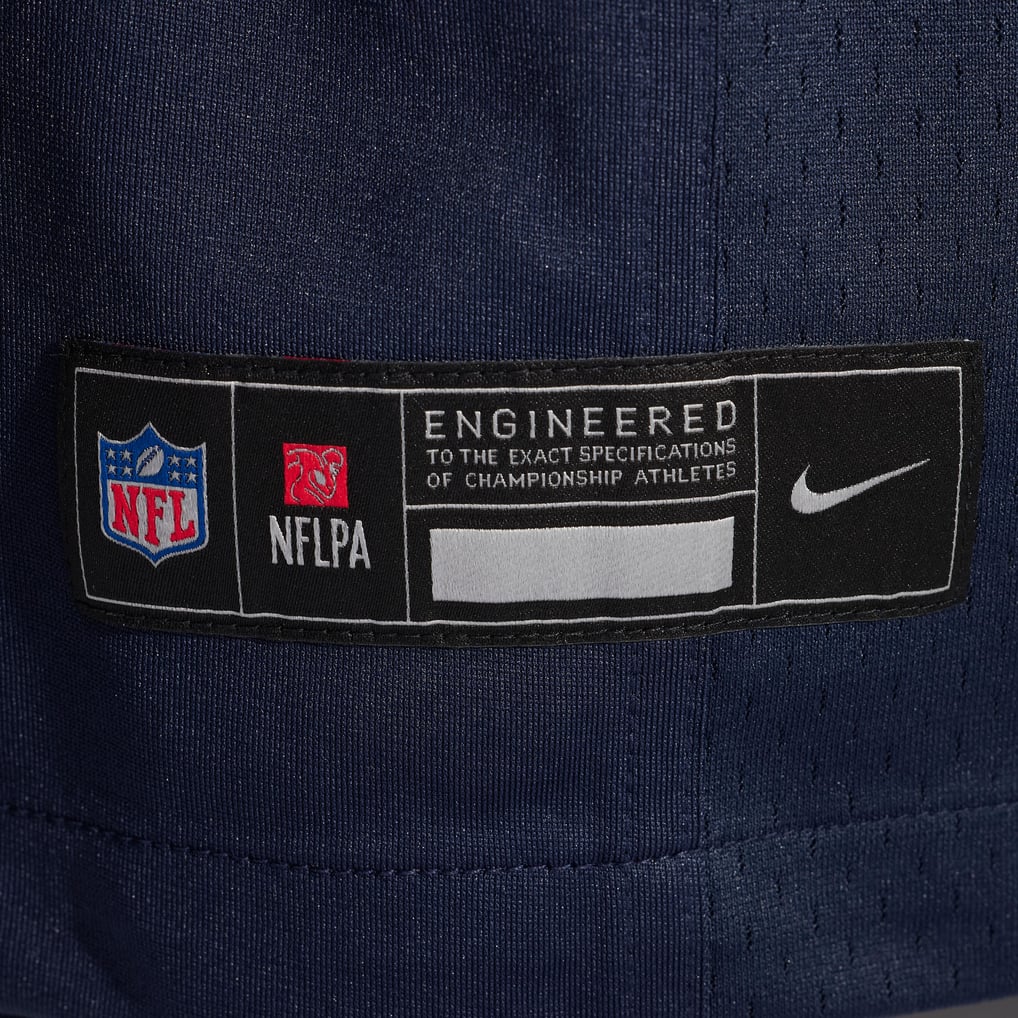 Men's Chicago Bears Number 1 Groom Nike Navy Game Jersey - Image 7