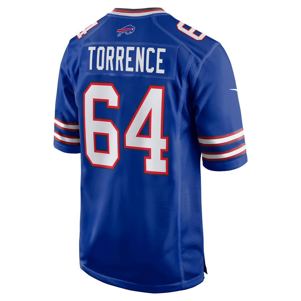 Men's Buffalo Bills O'Cyrus Torrence Nike Royal Home Game Jersey - Image 4