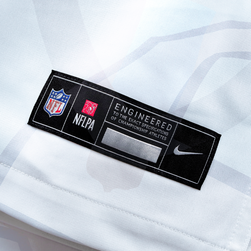 Men's Washington Commanders Odafe Oweh Nike White Game Jersey - Image 7