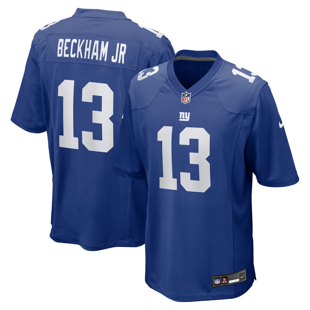 Men's New York Giants Odell Beckham Jr. Nike Royal Team Game Jersey - Image 2
