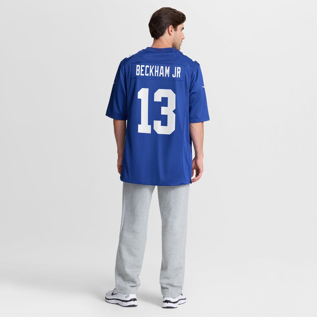 Men's New York Giants Odell Beckham Jr. Nike Royal Team Game Jersey - Image 4