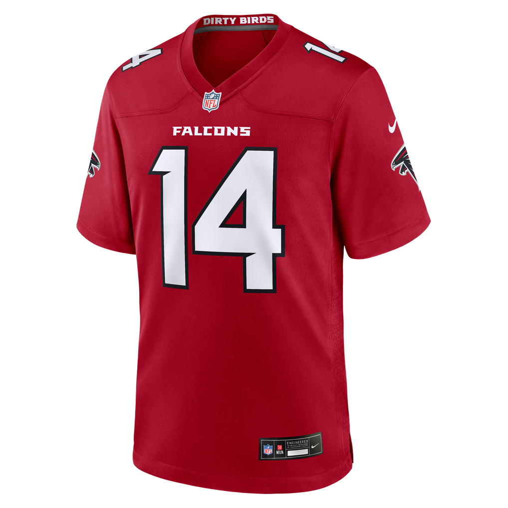 Men's Atlanta Falcons Olamide Zaccheaus Nike Red Team Game Jersey