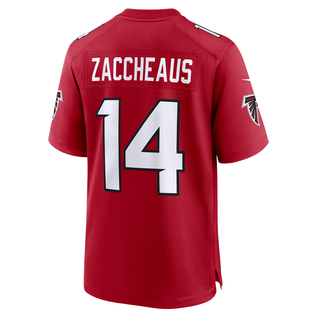Men's Atlanta Falcons Olamide Zaccheaus Nike Red Team Game Jersey