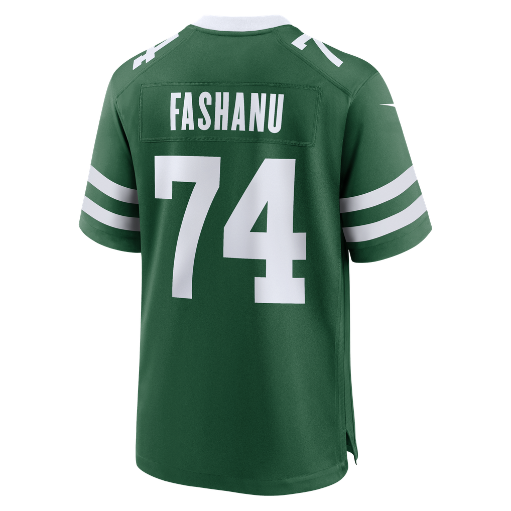 Men's New York Jets Olu Fashanu Nike Gotham Green  Player Game Jersey - Image 4