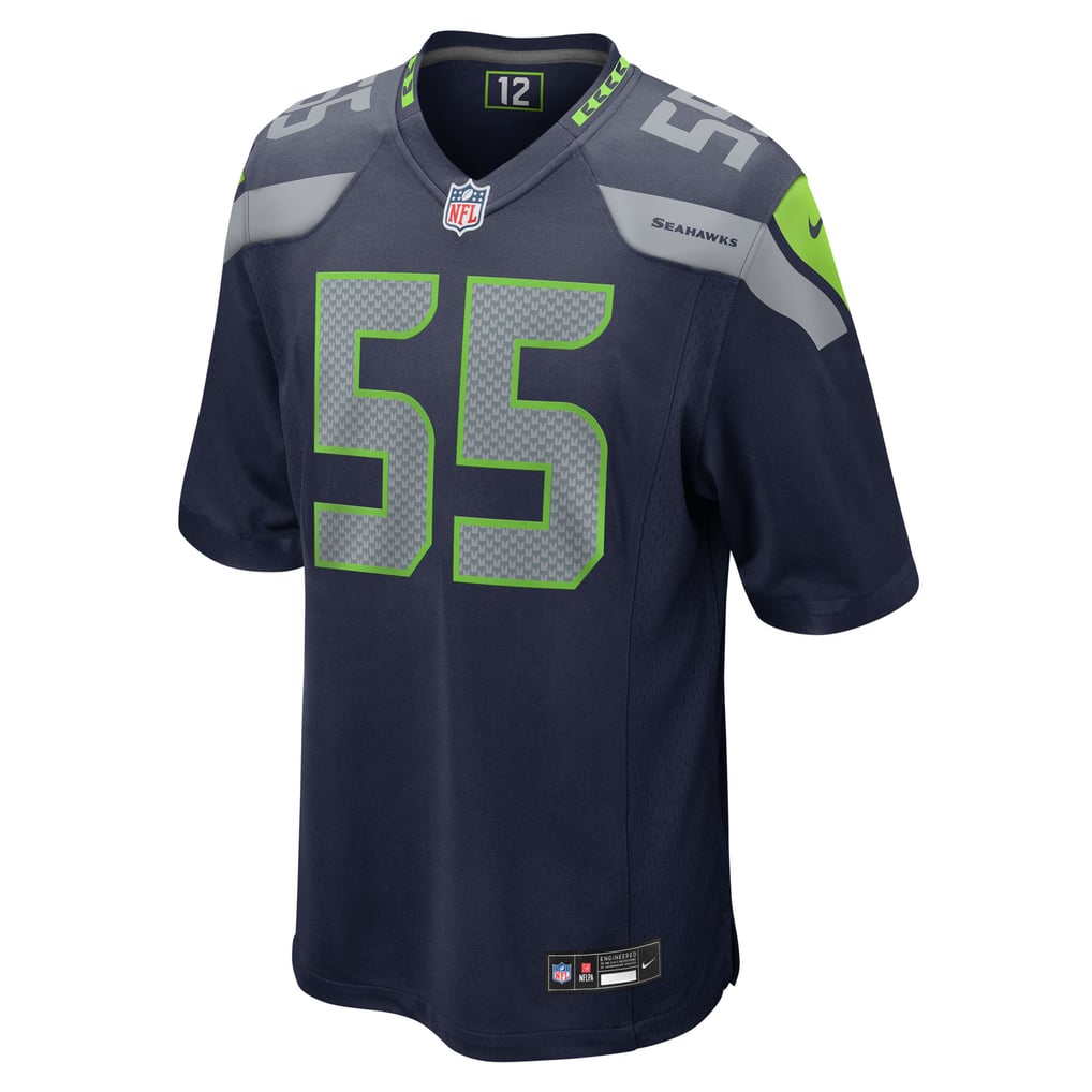 Men's Seattle Seahawks Olu Oluwatimi Nike  College Navy Team Game Jersey - Image 3