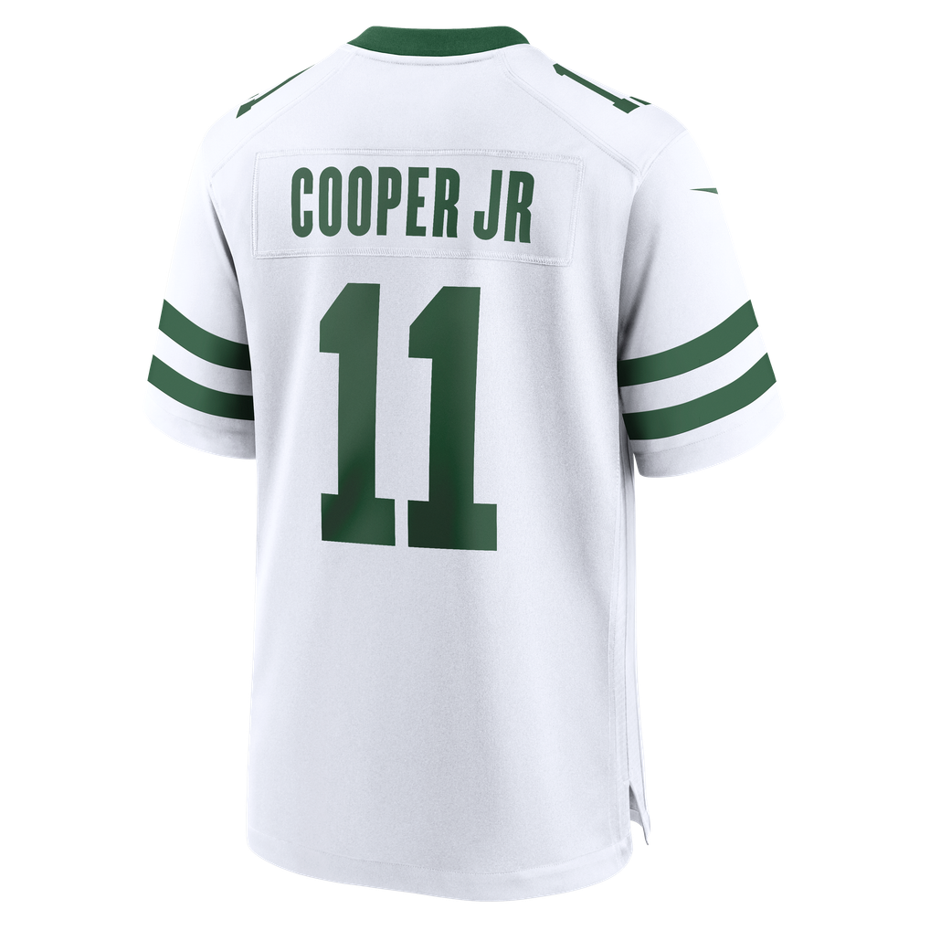 Men's New York Jets Omar Cooper Jr. Nike Legacy White Game Jersey - Image 4
