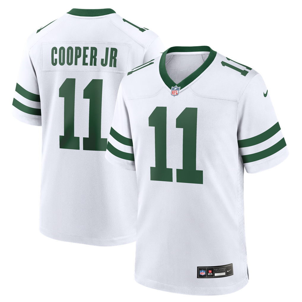 Men's New York Jets Omar Cooper Jr. Nike Legacy White Game Jersey - Image 1