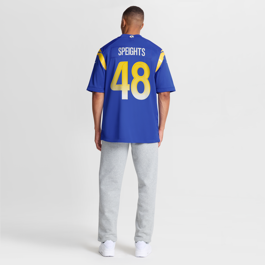 Men's Los Angeles Rams Omar Speights Nike  Royal Game Jersey - Image 9