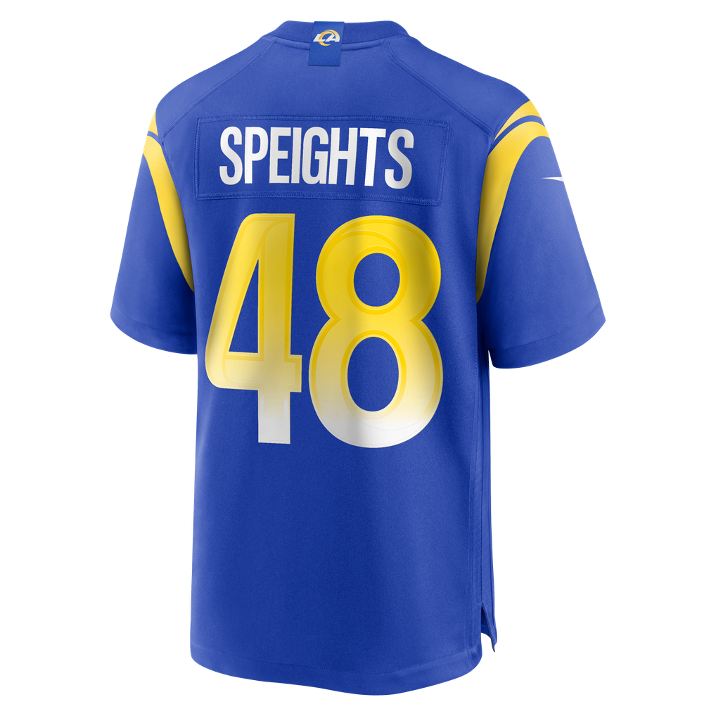 Men's Los Angeles Rams Omar Speights Nike  Royal Game Jersey - Image 4