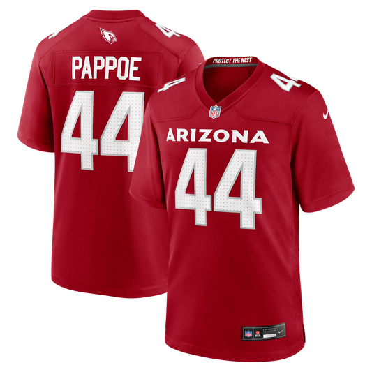 Men's Arizona Cardinals Owen Pappoe Nike  Cardinal Team Game Jersey - Image 1