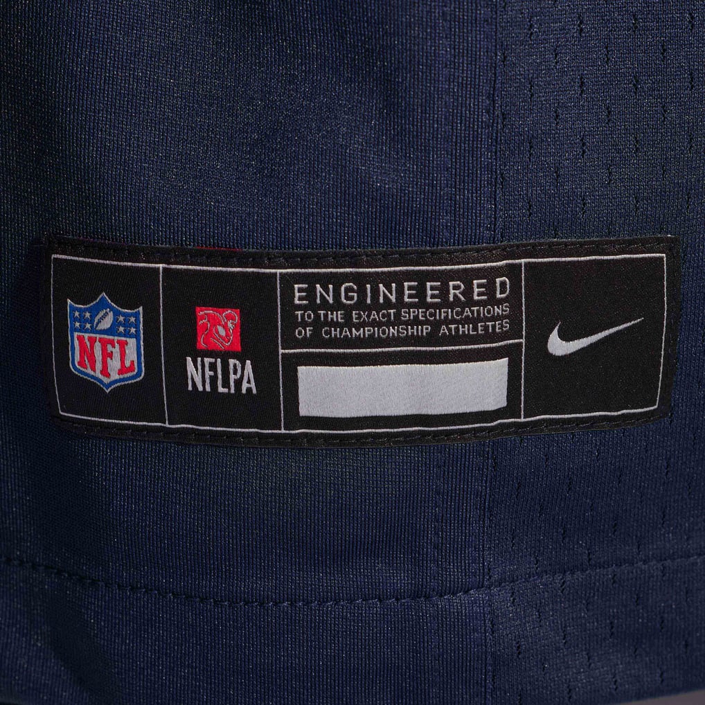 Men's Chicago Bears Ozzy Trapilo Nike Navy Team Game Jersey - Image 7