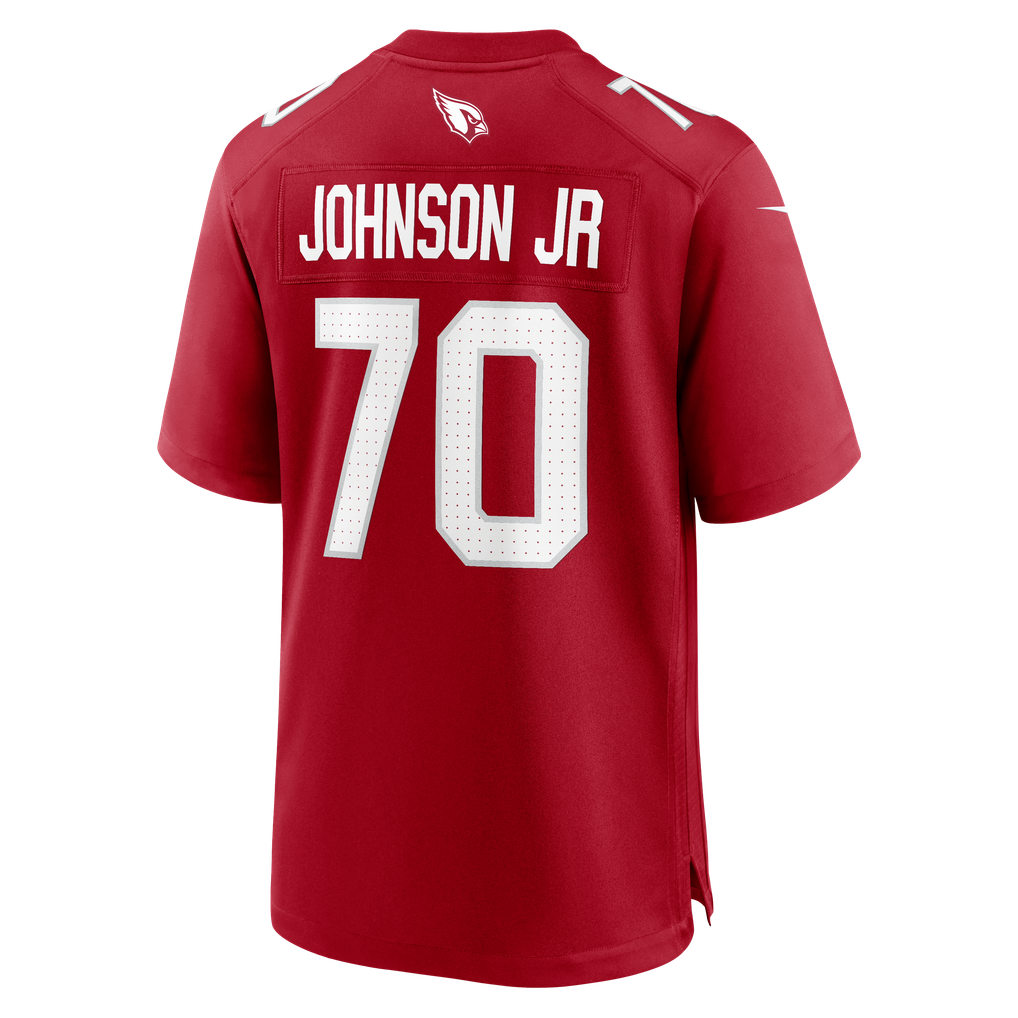 Men's Arizona Cardinals Paris Johnson Jr. Nike Cardinal  Game Jersey - Image 4