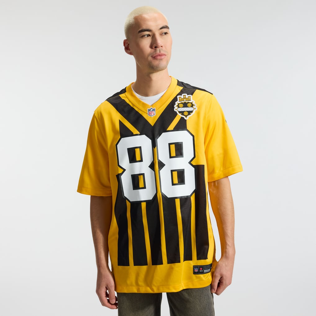 Men's Pittsburgh Steelers Pat Freiermuth Nike Gold Alternate 1933 Throwback Game Jersey - Image 3