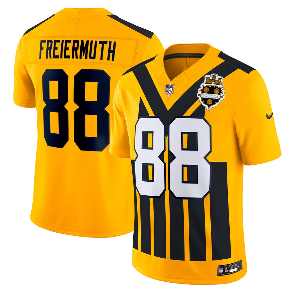 Men's Pittsburgh Steelers Pat Freiermuth Nike Gold Alternate Vapor F.U.S.E. Limited Jersey - Image 1