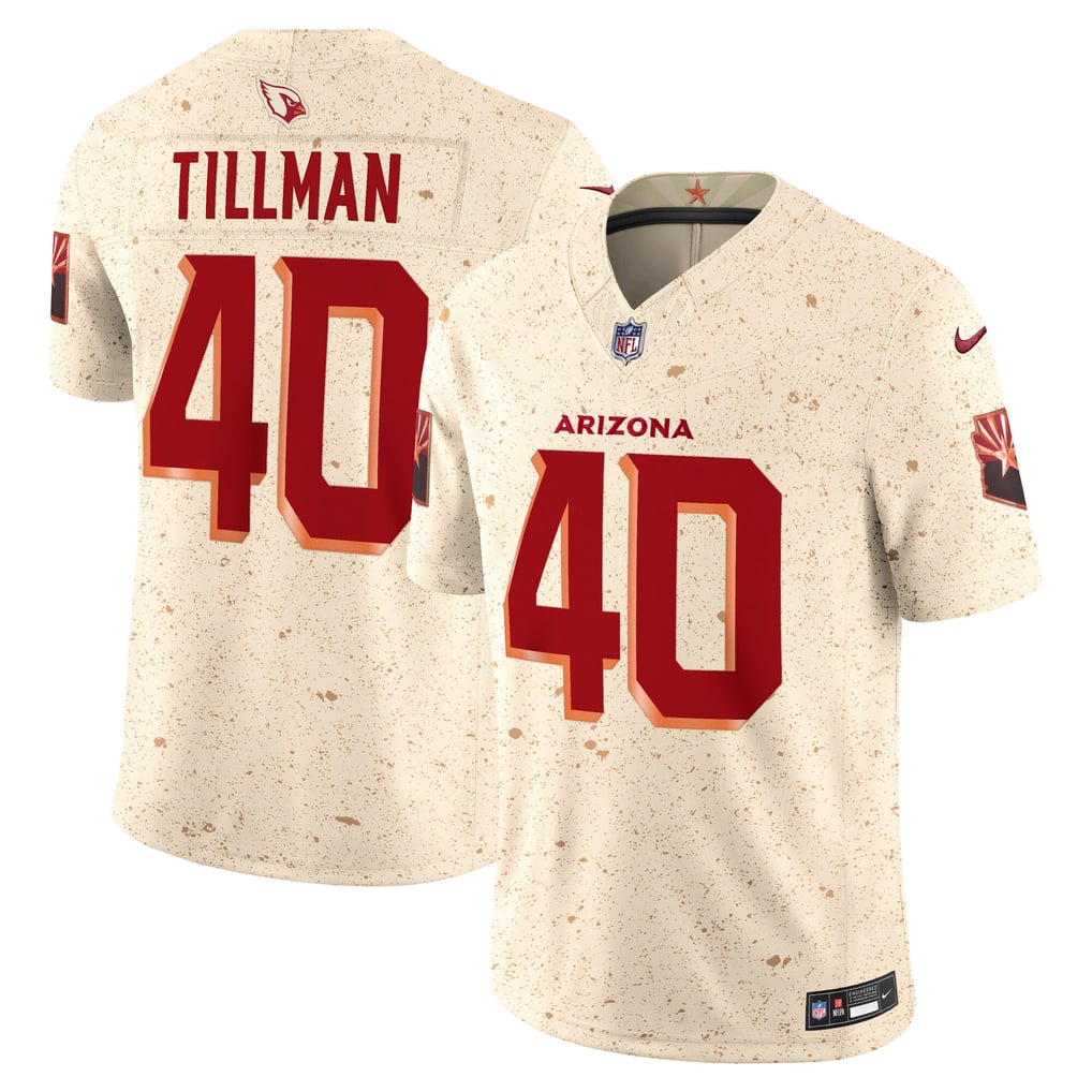 Men's Arizona Cardinals Pat Tillman Nike Natural Rivalries Collection Stitched Limited Jersey - Image 1