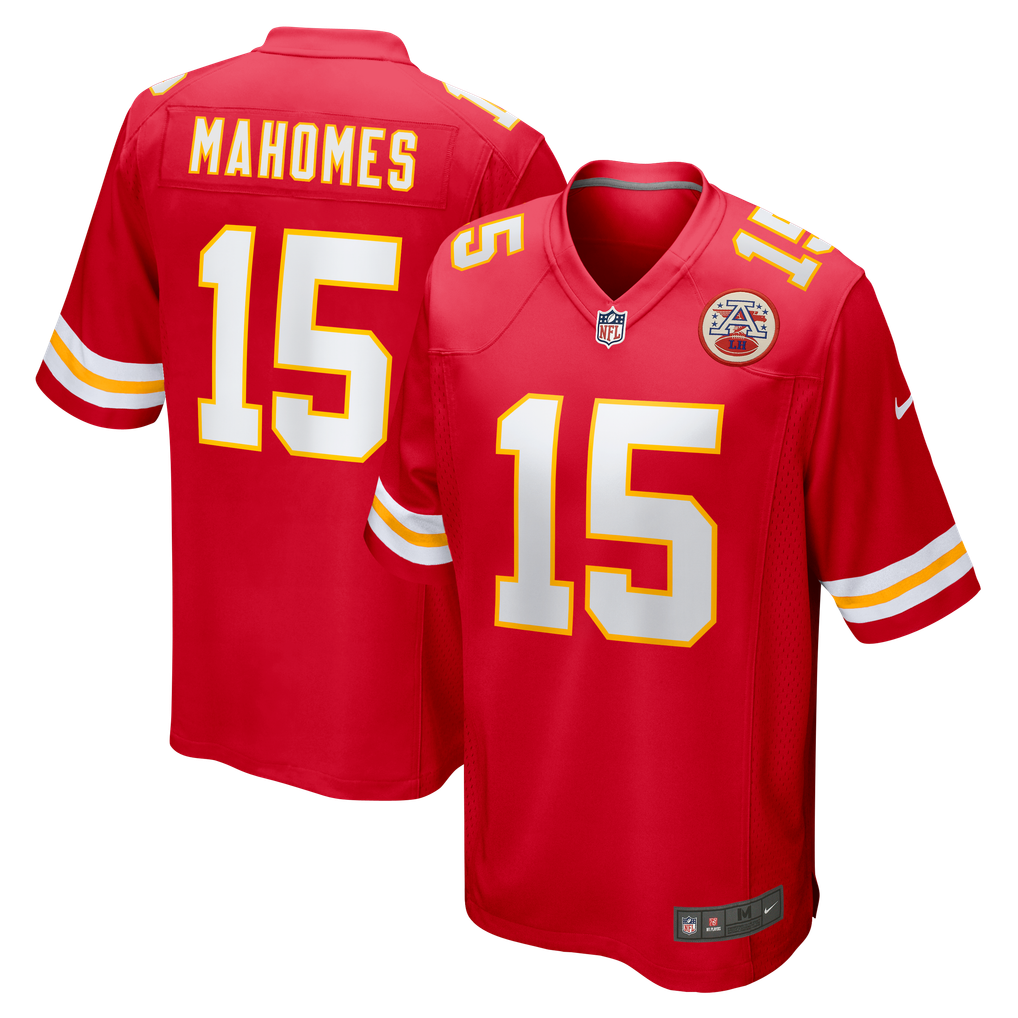 Men's Kansas City Chiefs Patrick Mahomes Nike Red Game Jersey - Image 2