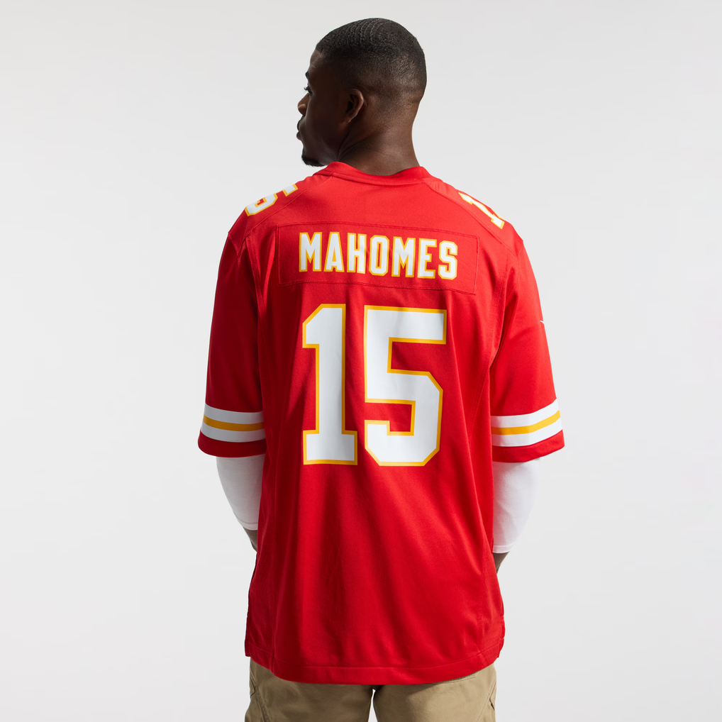 Men's Kansas City Chiefs Patrick Mahomes Nike Red Game Jersey - Image 4