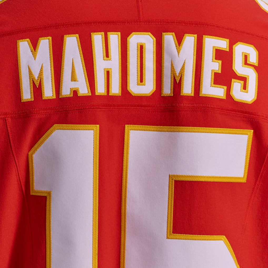 Men's Kansas City Chiefs Patrick Mahomes Nike Red Team Vapor F.U.S.E. Elite Jersey - Image 13