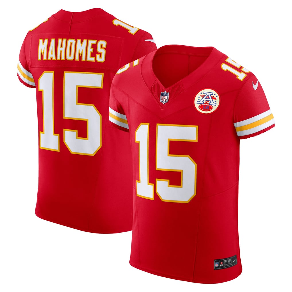 Men's Kansas City Chiefs Patrick Mahomes Nike Red Team Vapor F.U.S.E. Elite Jersey - Image 1
