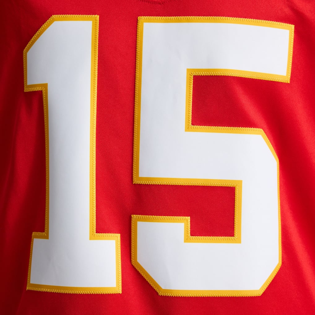 Men's Kansas City Chiefs Patrick Mahomes Nike Red Team Vapor F.U.S.E. Stitched Limited Jersey - Image 11