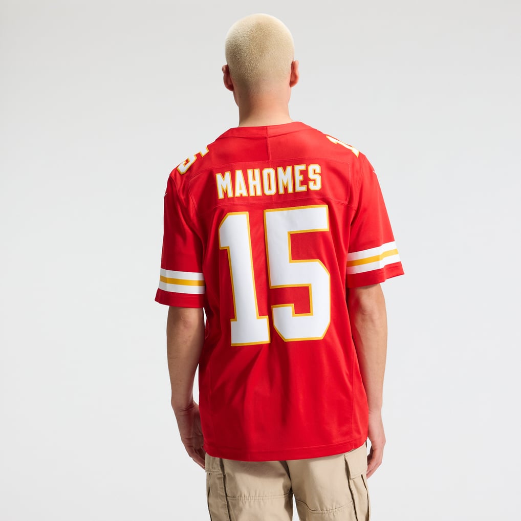 Men's Kansas City Chiefs Patrick Mahomes Nike Red Team Vapor F.U.S.E. Stitched Limited Jersey - Image 4