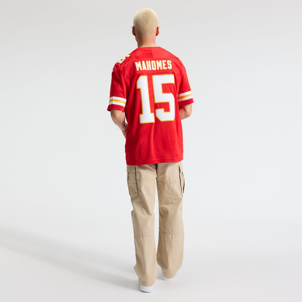 Men's Kansas City Chiefs Patrick Mahomes Nike Red Team Vapor F.U.S.E. Stitched Limited Jersey - Image 6