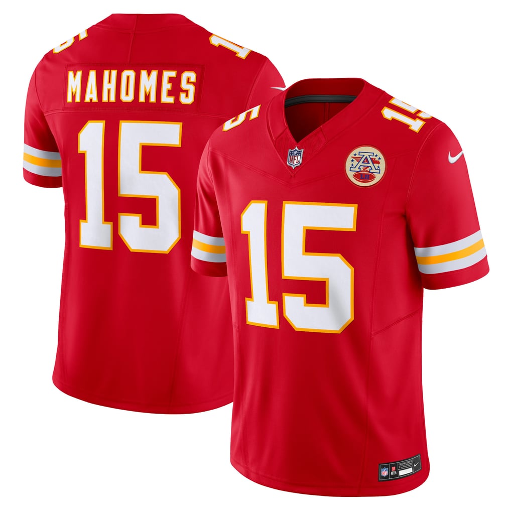 Men's Kansas City Chiefs Patrick Mahomes Nike Red Vapor F.U.S.E. Limited Jersey - Image 2
