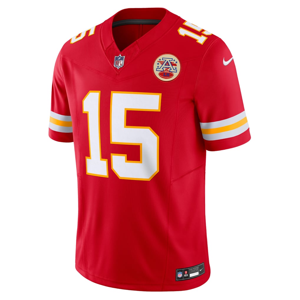 Men's Kansas City Chiefs Patrick Mahomes Nike Red Vapor F.U.S.E. Limited Jersey - Image 3