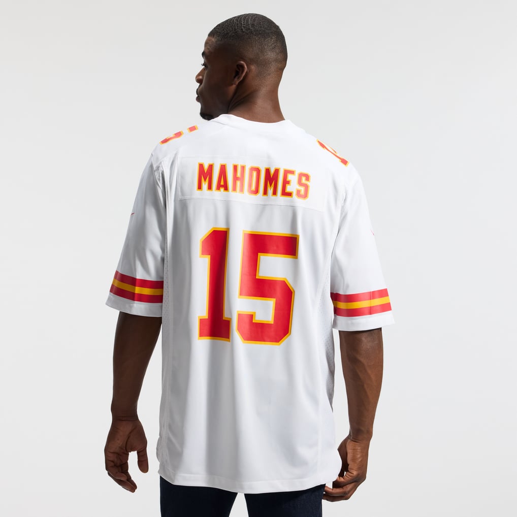 Men's Kansas City Chiefs Patrick Mahomes Nike  White  Game Jersey - Image 4