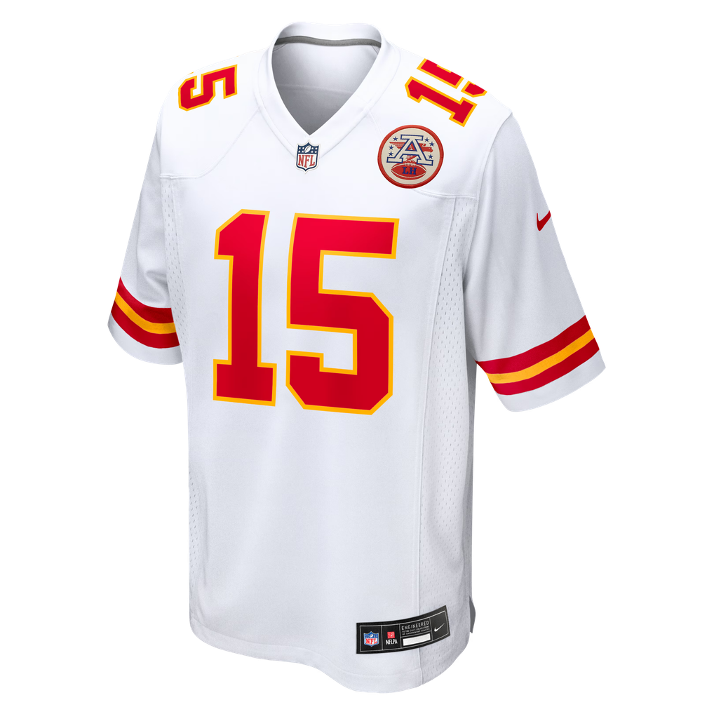 Men's Kansas City Chiefs Patrick Mahomes Nike  White  Game Jersey - Image 7