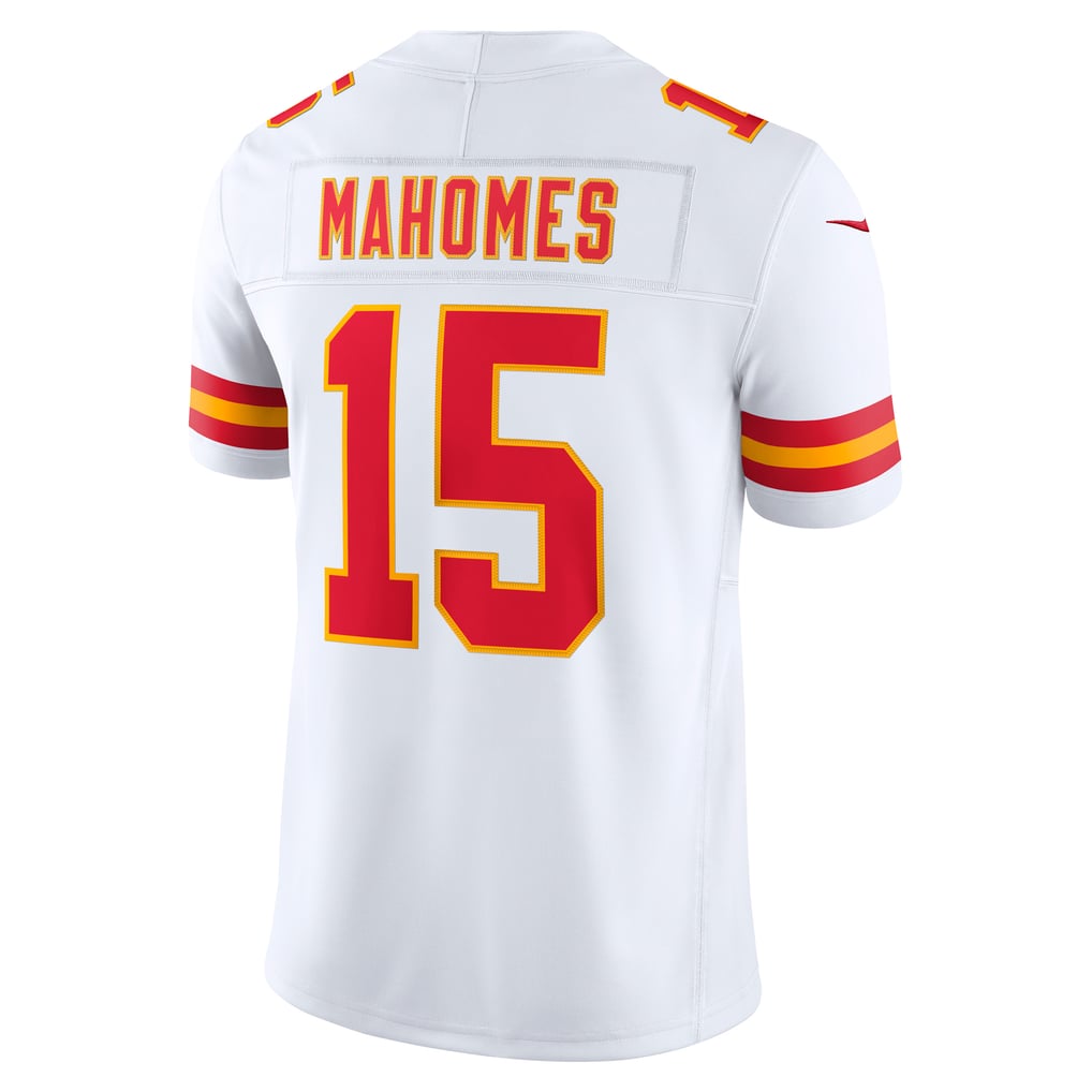 Men's Kansas City Chiefs Patrick Mahomes Nike White Vapor F.U.S.E. Stitched Limited Jersey - Image 4