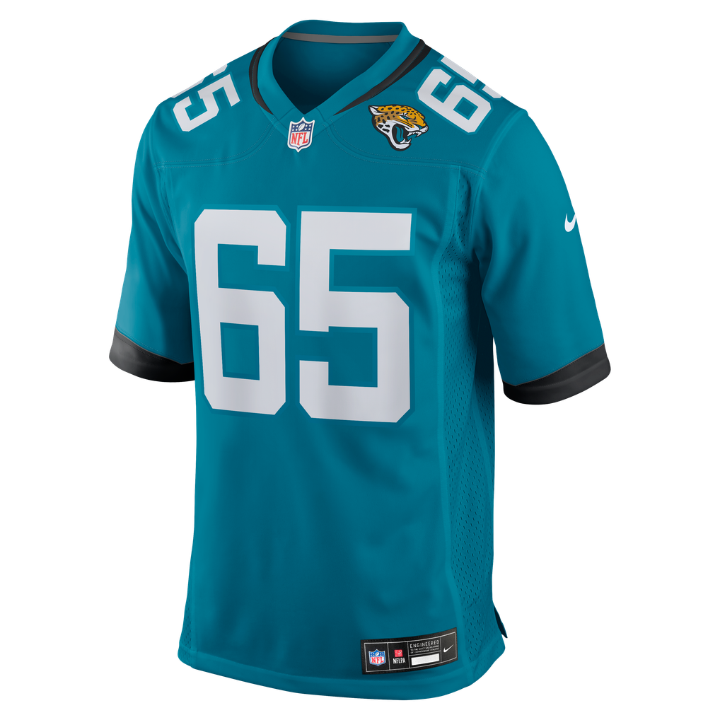 Men's Jacksonville Jaguars Patrick Mekari Nike  Teal Team Game Jersey - Image 3