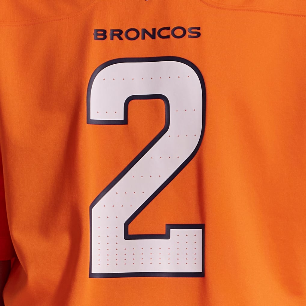 Men's Denver Broncos Patrick Surtain II Nike Orange Team Game Jersey - Image 12