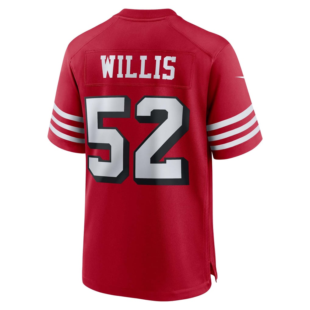 Men's San Francisco 49ers Patrick Willis Nike Scarlet Retired Player Alternate Game Jersey - Image 4