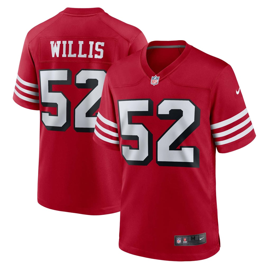 Men's San Francisco 49ers Patrick Willis Nike Scarlet Retired Player Alternate Game Jersey - Image 1