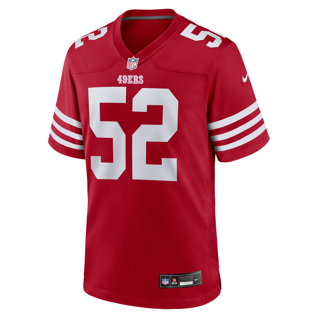 Men's San Francisco 49ers Patrick Willis Nike Scarlet Retired Player Game Jersey - Image 3