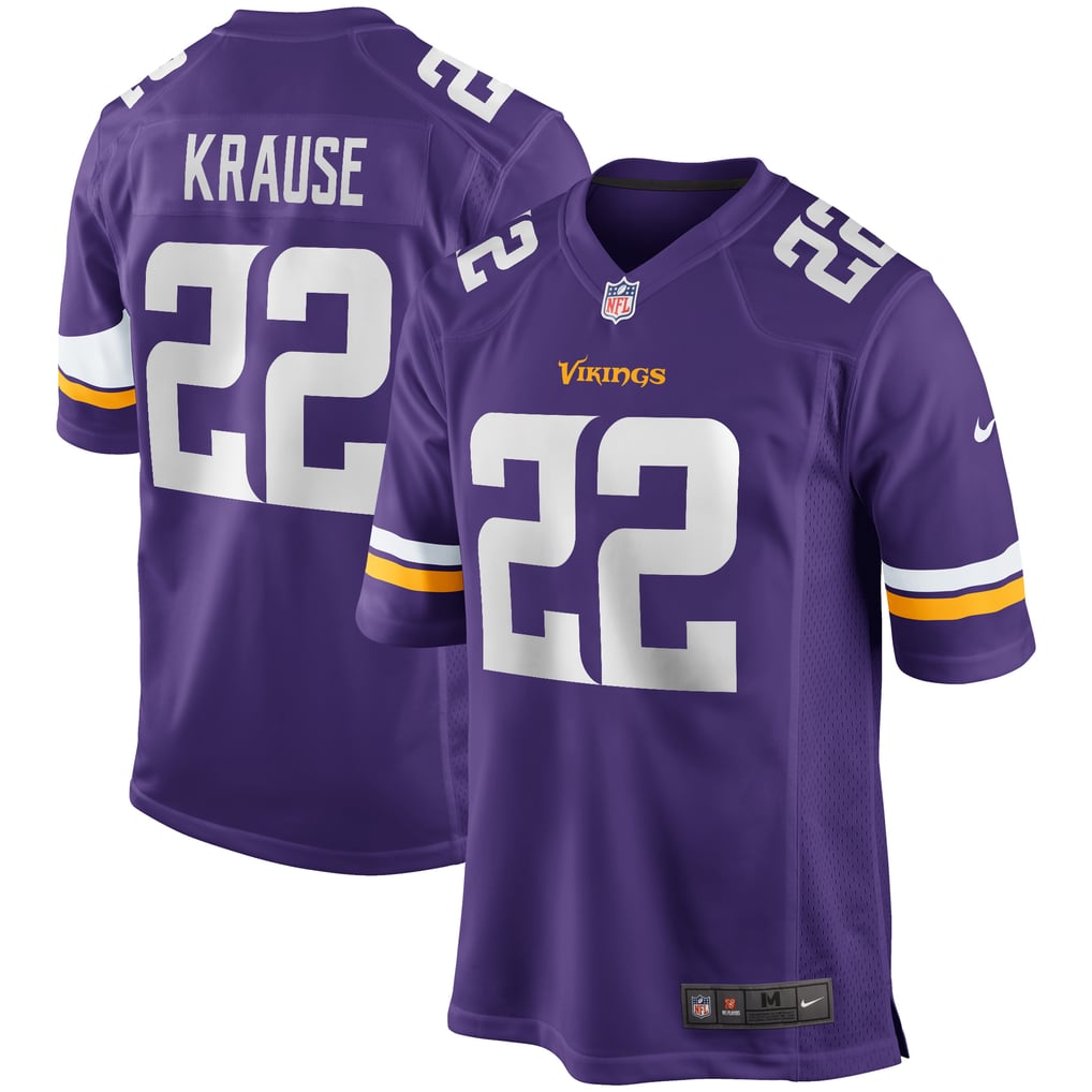 Men's Minnesota Vikings Paul Krause Nike Purple Game Retired Player Jersey - Image 1