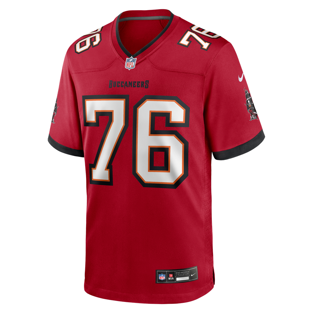 Men's Tampa Bay Buccaneers Paul Rubelt Nike Red Team Game Jersey - Image 5