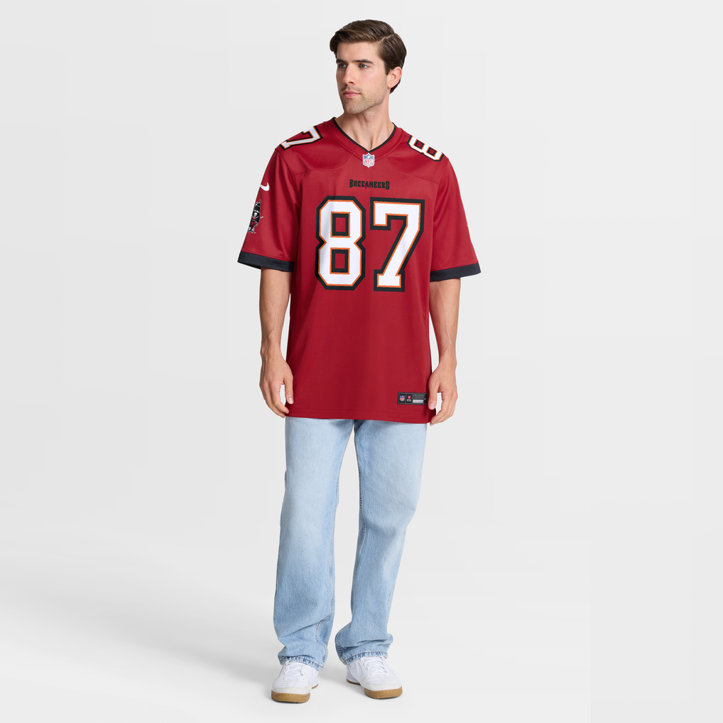Men's Tampa Bay Buccaneers Payne Durham Nike  Red  Game Jersey - Image 8