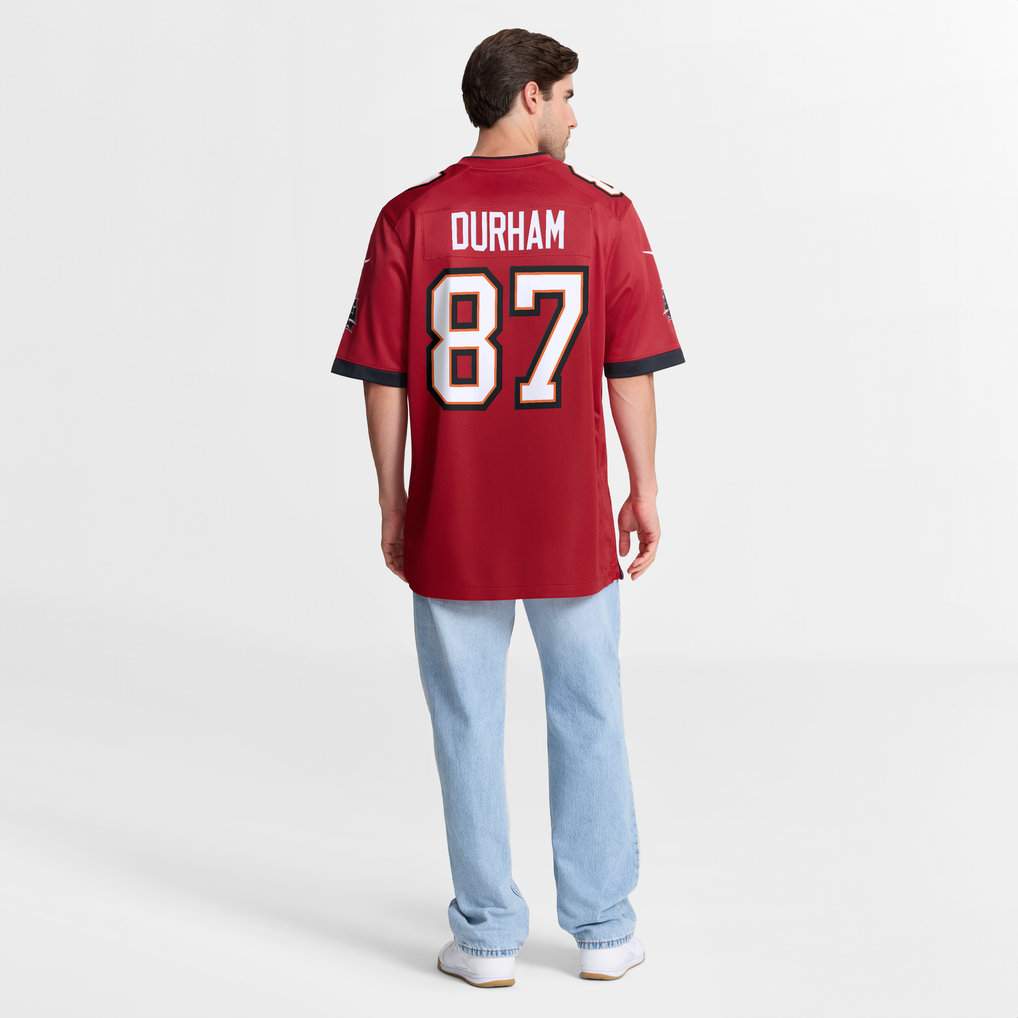 Men's Tampa Bay Buccaneers Payne Durham Nike  Red  Game Jersey - Image 9