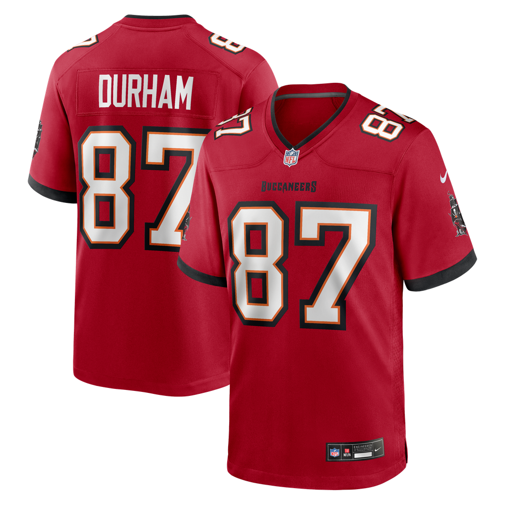 Men's Tampa Bay Buccaneers Payne Durham Nike  Red  Game Jersey - Image 2