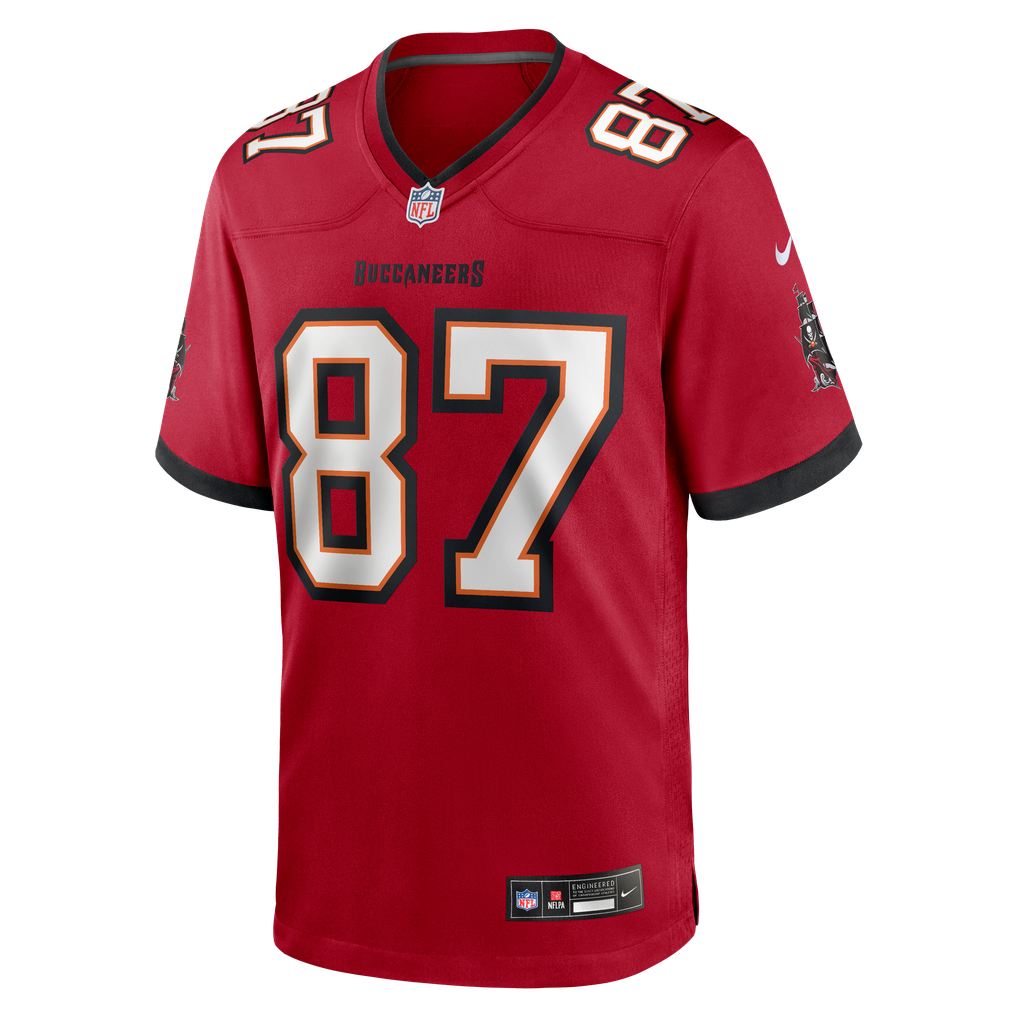 Men's Tampa Bay Buccaneers Payne Durham Nike  Red  Game Jersey - Image 3