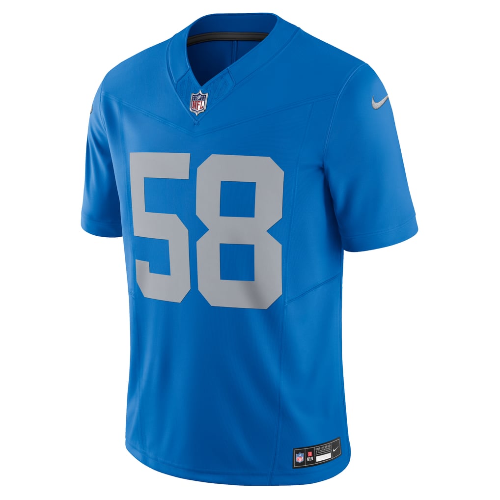 Men's Detroit Lions Penei Sewell Nike Blue Vapor F.U.S.E. Alternate Limited Jersey - Image 3