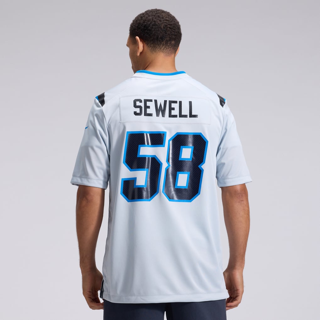 Men's Detroit Lions Penei Sewell Nike Silver 2026 Rivalries Collection Game Jersey - Image 4