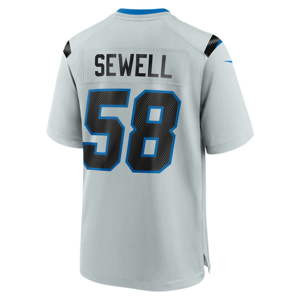 Men's Detroit Lions Penei Sewell Nike Silver 2026 Rivalries Collection Game Jersey - Image 8