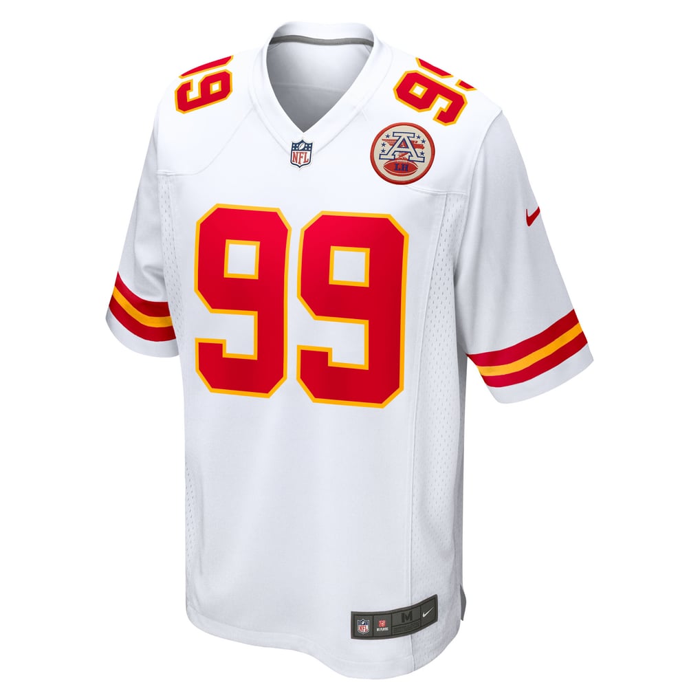 Men's Kansas City Chiefs Peter Woods Nike White Game Jersey - Image 3